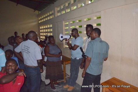 Rony Celestin Meeting PHTK Leaders in Savanette Cabral
