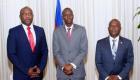 Haiti president Jovenel Moise and two house presidents