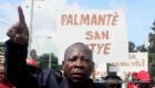 Haiti Politique: Danton Leger a la tete d'une manifestation contre le budget de Jovenel Moise