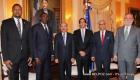 Depute Gary Bodeau and Senateur Joseph Lambert meet Dominican President Danilo Medina