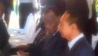 Haiti Presidents Jean Claude Duvalier and Boniface Alexandre at Leslie Manigat Funeral