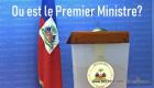 Haiti Prime Minister's podium