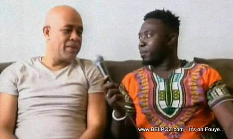 ex Haiti President Martelly being interviewed by SCOOP TV