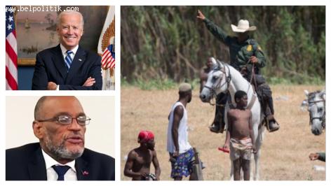 Joe Biden and Ariel Henry, the deal over the Haitian Texas immigrants