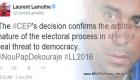 Laurent Lamothe Tweet: CEP Decision a Real Threat to Democracy