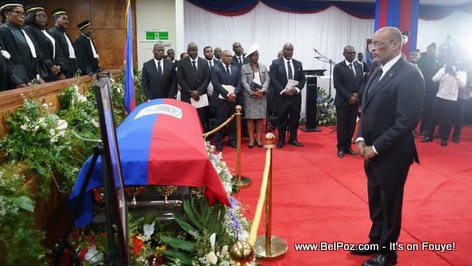 The funeral of Former Haitian President Boniface Alexandre 14 August 2023
