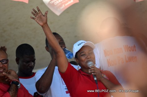 Steve Khawly, Marie Denise Bernadeau - Bouclier Election Campaign Hinche Haiti