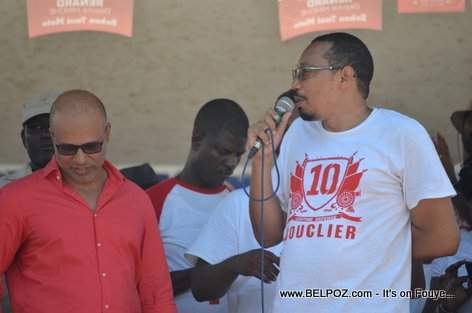 Jean Junior JIHA, Steve Khawly - Bouclier Election Campaign Hinche Haiti