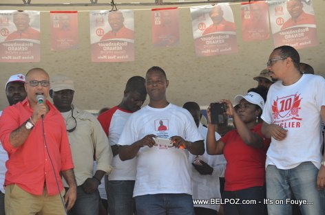 Steve Khawly - Bouclier Election Campaign Hinche Haiti