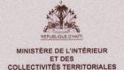 Haiti : Ministère de l'Intérieur et des Collectivités Territoriales