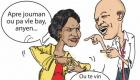 Haiti Caricature - Edmonde Beauzile Divorce ak President Martelly