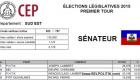 Haiti Elections 2015 - SUD EST - List Candidat Senate ki pwal nan 2eme Tour