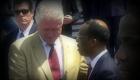 Former Presidents Bill Clinton (USA) and Jean Bertrand Aristide (Haiti)