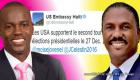 Haiti Candidates Jovenel Moise vs Jude Celestin - USA Tweet
