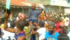 Moise Jean Charles nan Manifestation Cap-Haitien