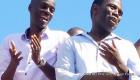 The year is 2015 - Candidate for president Jovenel Moise campaigning with Candidate for Senator  Guy Philippe