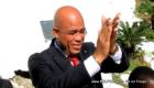 President Martelly Clapping his Hands