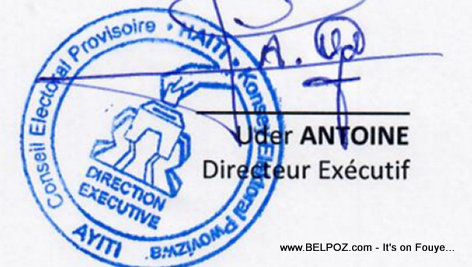 Haiti Electoral Council - CEP Stamp
