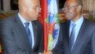 Haiti President Martelly and Prime Minister Evans Paul