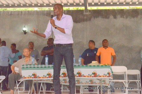 Jovenel Moise, PHTK Candidate for President - Pre-Campaign Meeting - Hinche Haiti